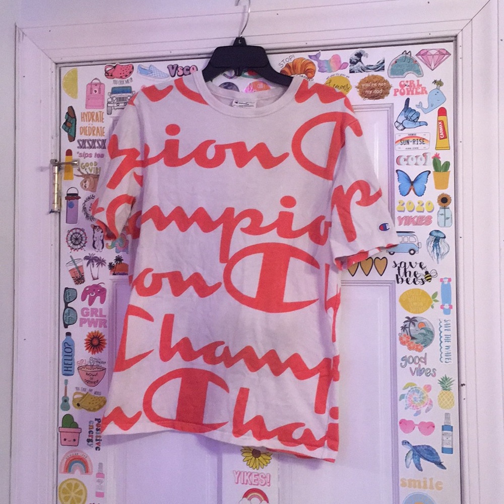Champion coral t shirt